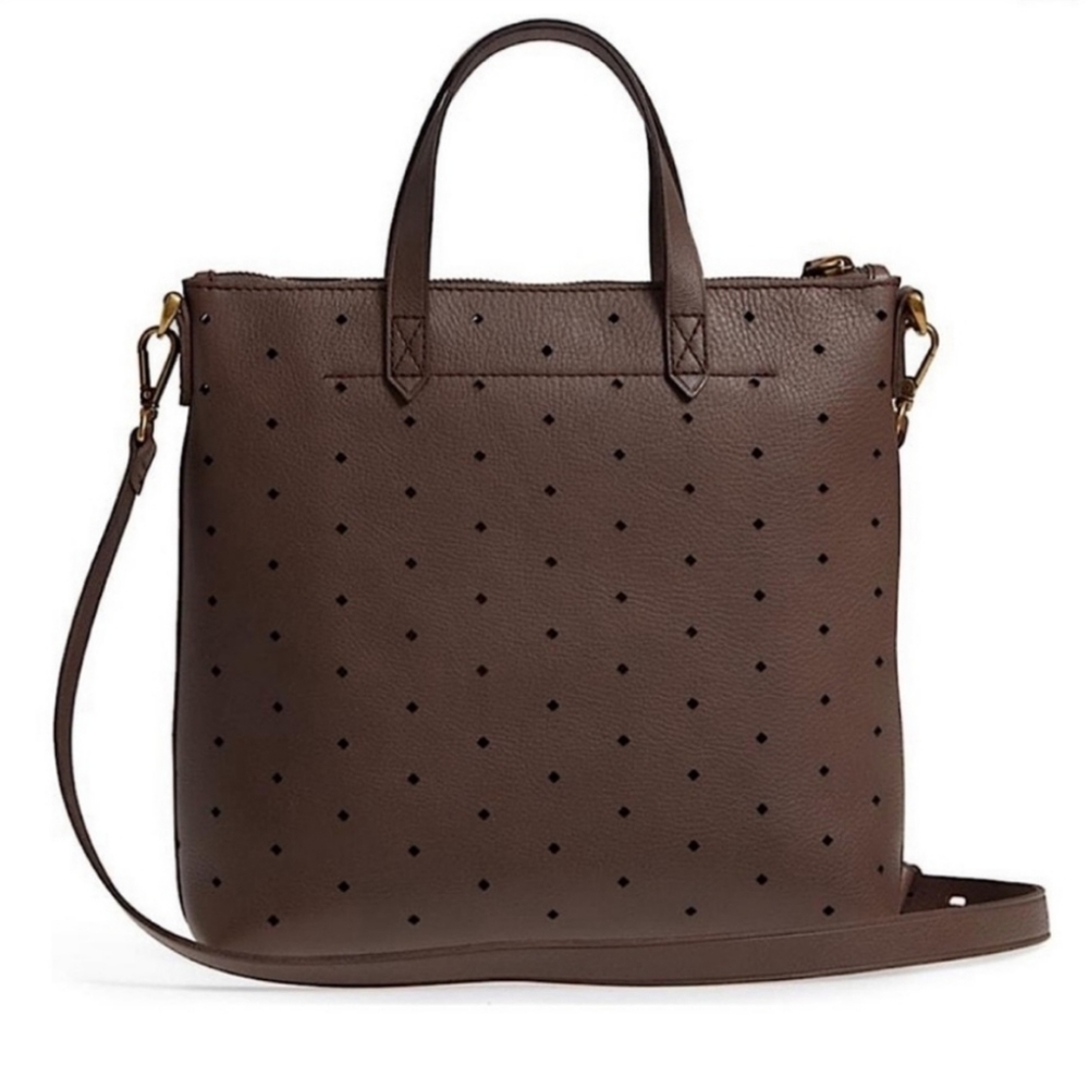 Madewell The Transport Crossbody Bag: Geo Holepunch Edition